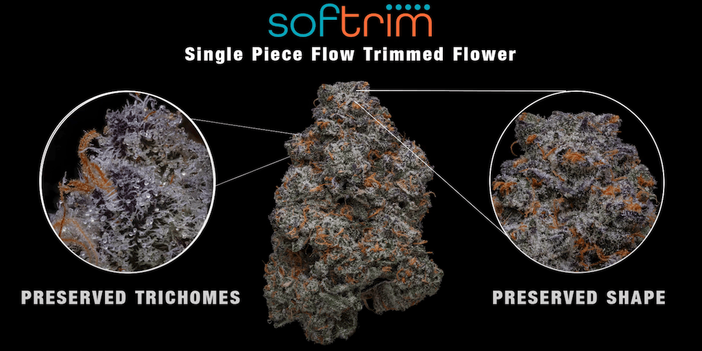 Bud Trimmer Softrim - single piece flow trimmed flower